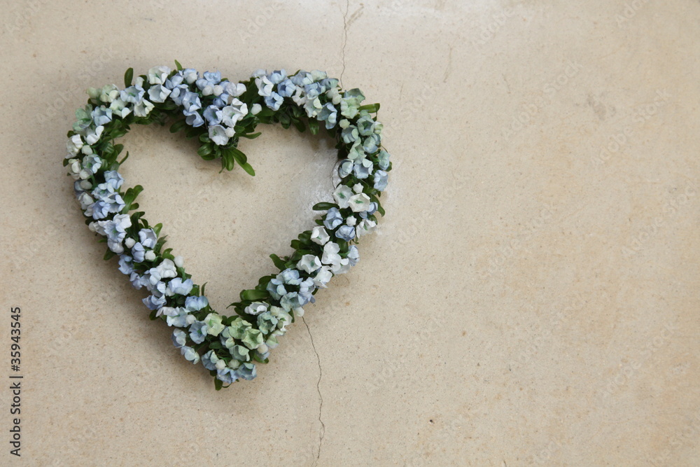 Herz aus Vergissmeinnicht - Heart of forget-me-not