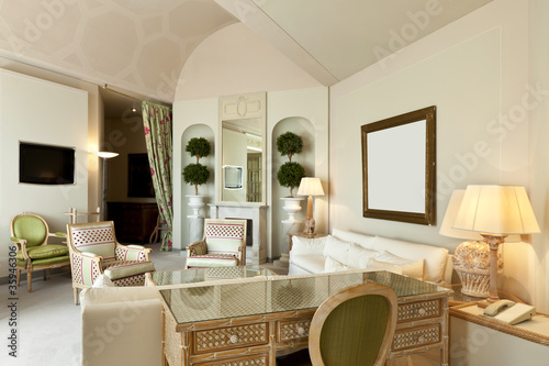 interior luxury apartment, comfortable suite