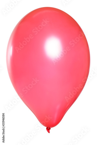red Balloon on white background