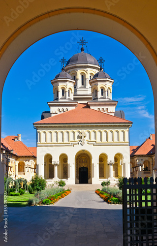 Church in Alba Iulia, Romania photo