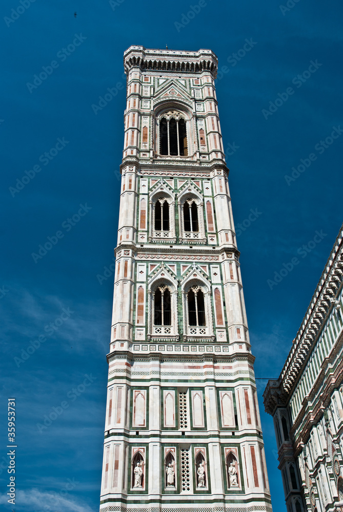 The Campanile, bell tower of Florence, Tuscany