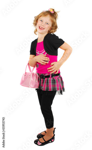 Fashion little girl.