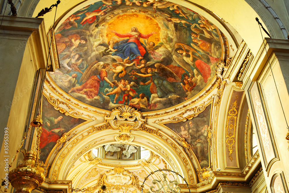 Italy Ravenna Dome Basilica interior