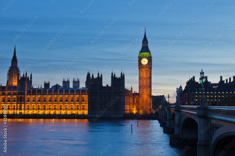 Fototapeta premium Big Ben and Houses of Parliament
