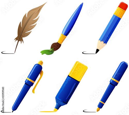 Six paint icons