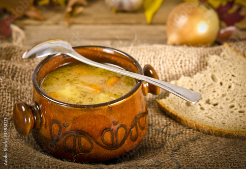 Erbsensuppe (Polnische Grochowka) photo