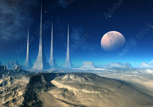Andia's Pylons - Alien Planet Part 3 photo