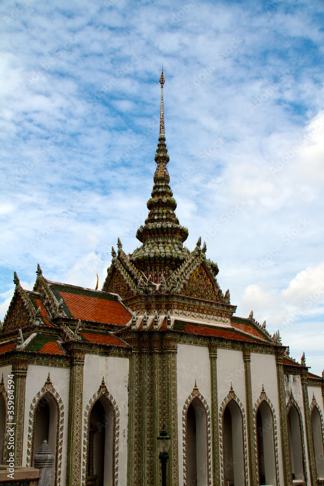 Detail of Grand Palace in Bangkok, Thailand