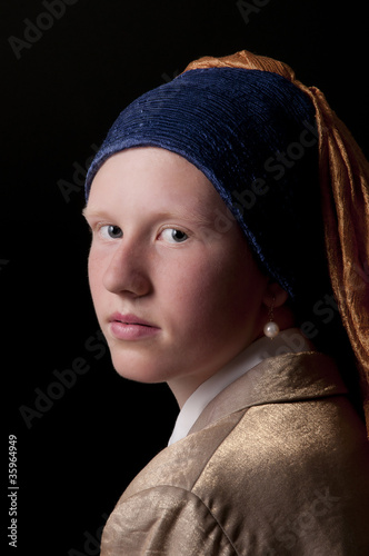 Vermeer Mädchen mit dem Perlenohrring photo