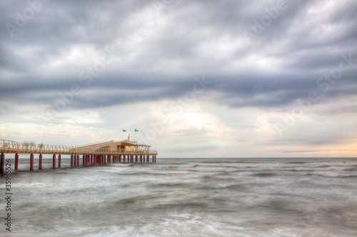 Pier in the Seaside