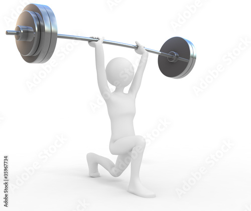 Powerful weightlifter