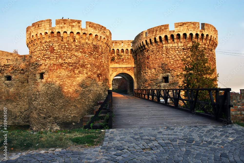 Kalemegdan fortress in Belgrade, Zindan gate