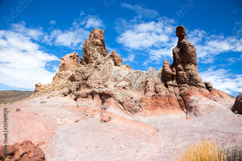 Roques de Garcia. Rock Formation in Mount Teide
