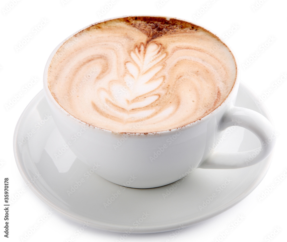 Cup of latte coffee Cup of latte coffee