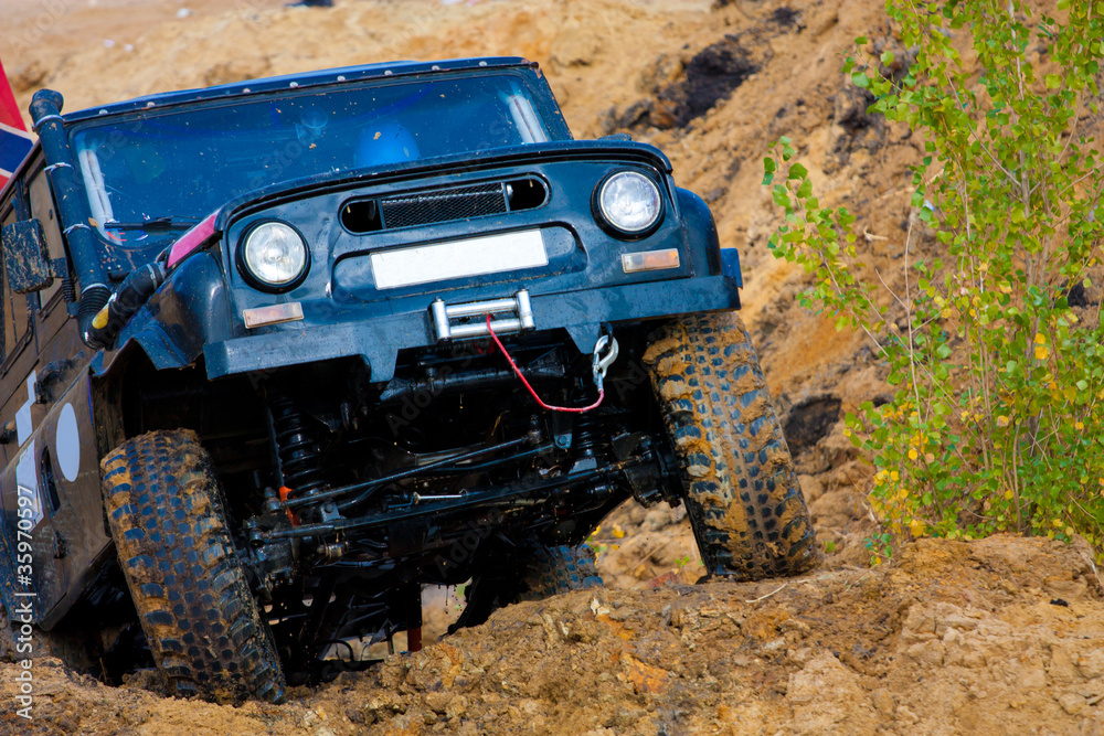 Off roading thrill Off roading thrill