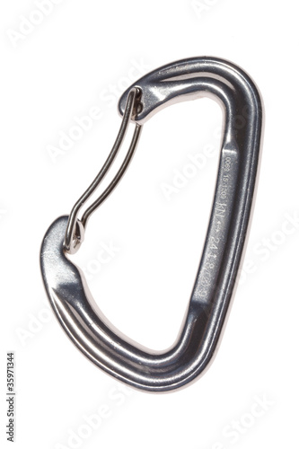 carabiner isolated over white