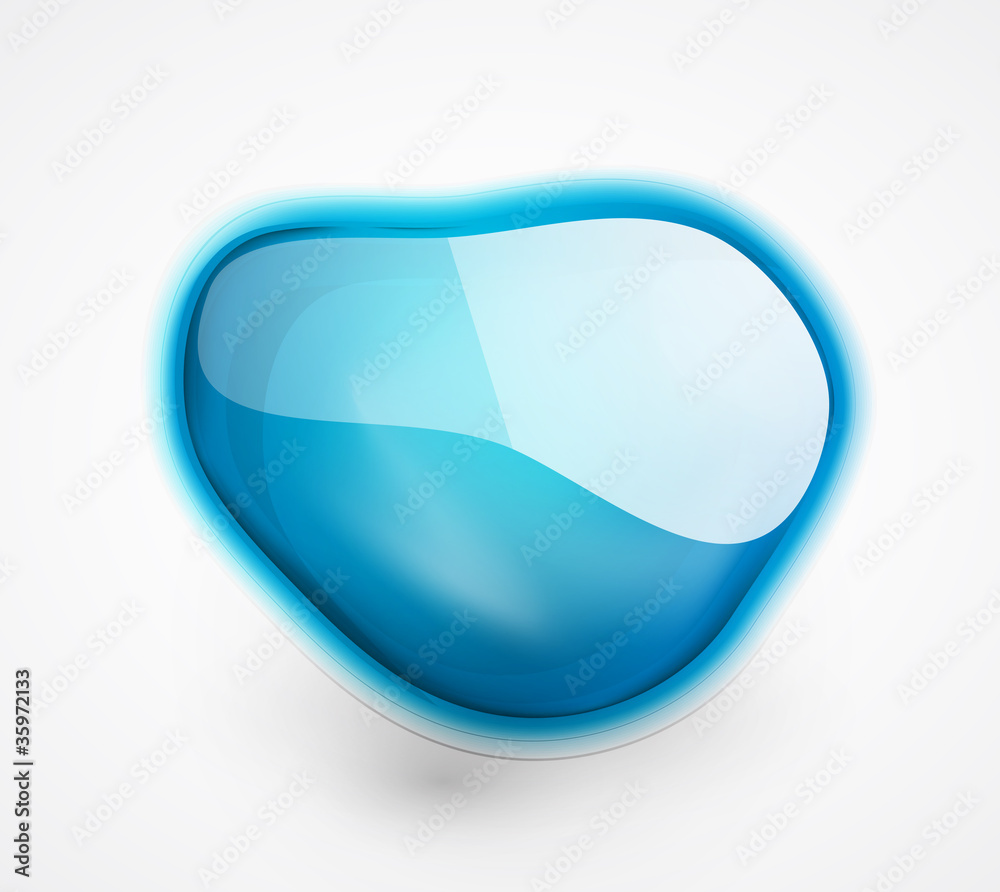 Abstract glass shapes