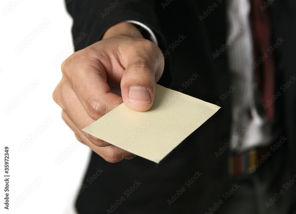 blank business card blank business card