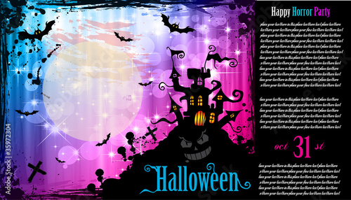 Suggestive Hallowen Party Flyer for Entertainment Night Event