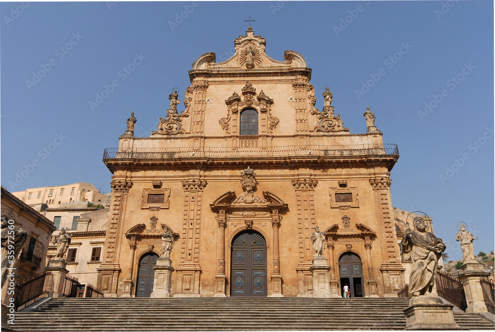 BAROQUE CHURCH OF SAN PIETRO, MODICA, SICILY