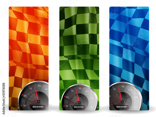 Three speed racing backgrounds