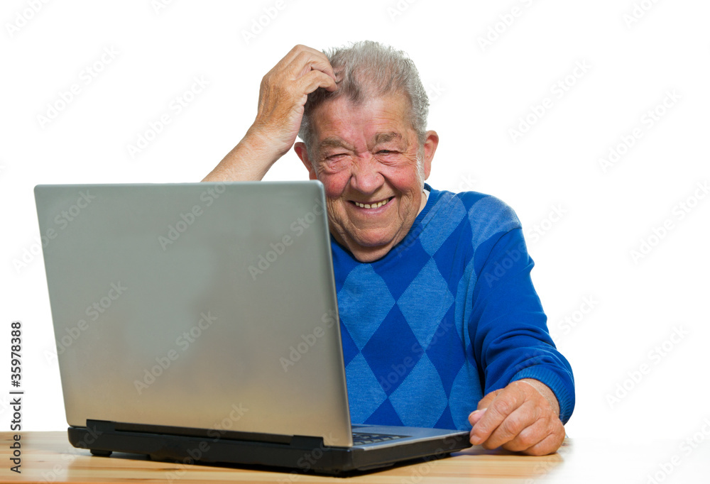 Senior hat ein Computerproblem Senior hat ein Computerproblem