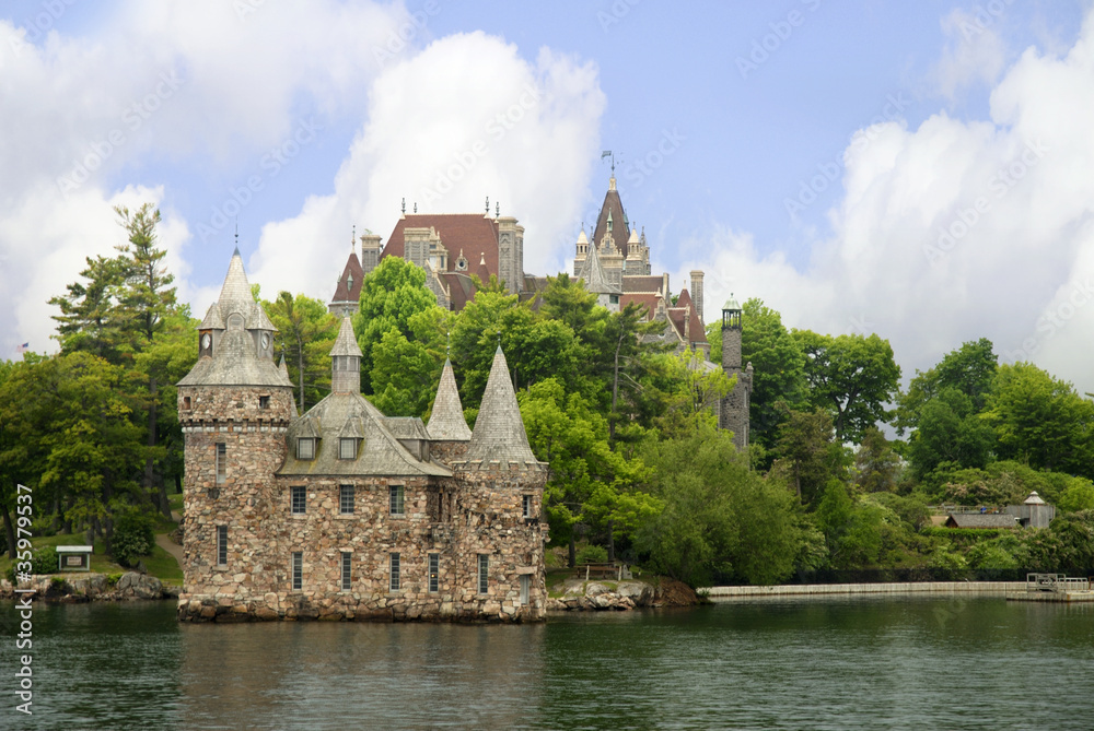 Boldt Castle 1000 islands St Lawrence River Canada Boldt Castle 1000 islands St Lawrence River Canada
