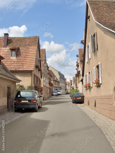 street scenery in Mittelbergheim