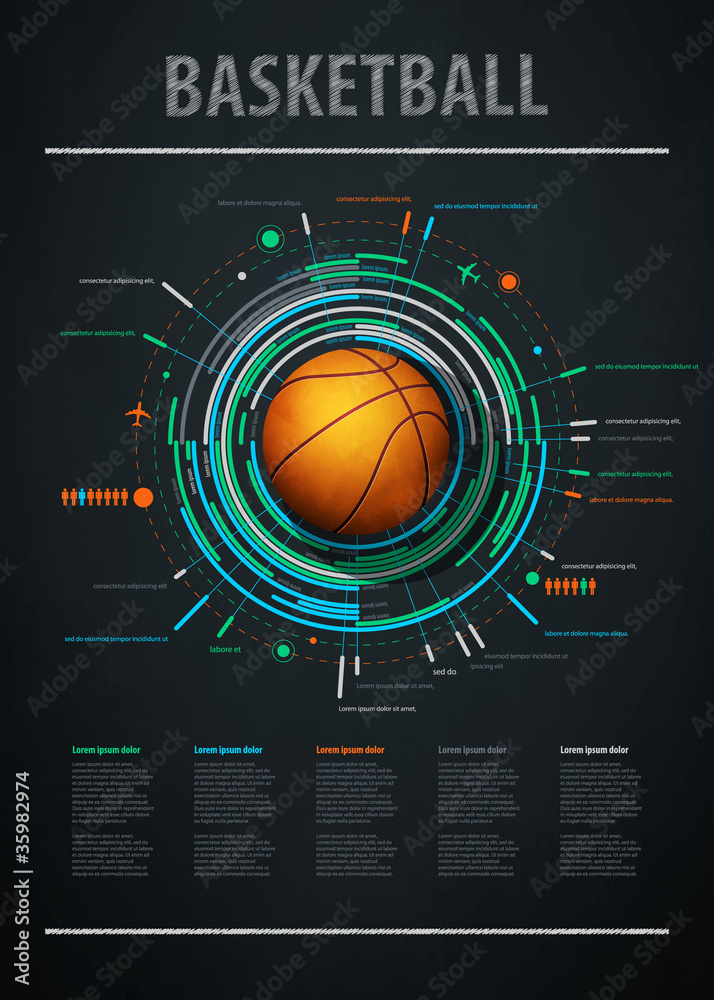 Basketball Ball Diagram