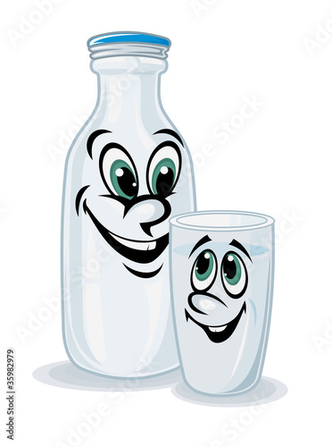 Dairy product and milk bottle
