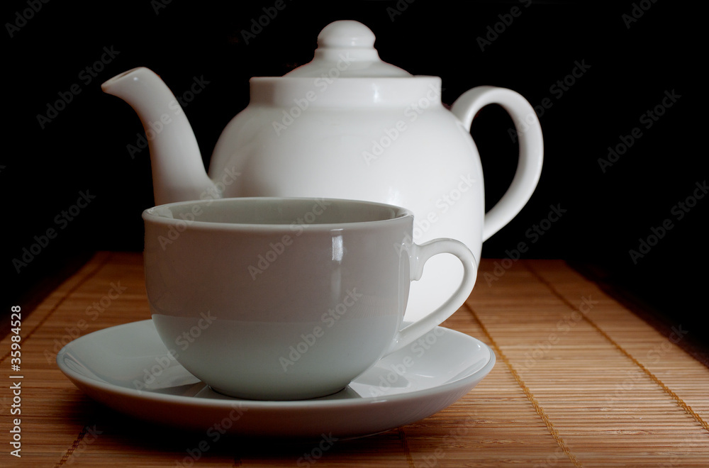 Cup and teapot Cup and teapot
