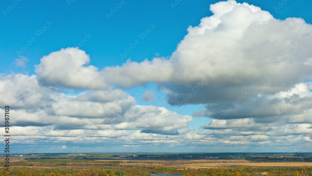 Clouds over the plain Clouds over the plain