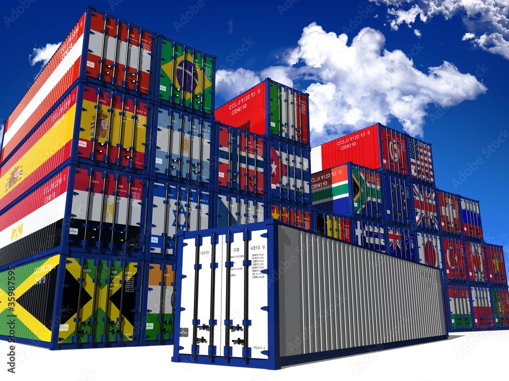 Fototapeta premium CONTAINER