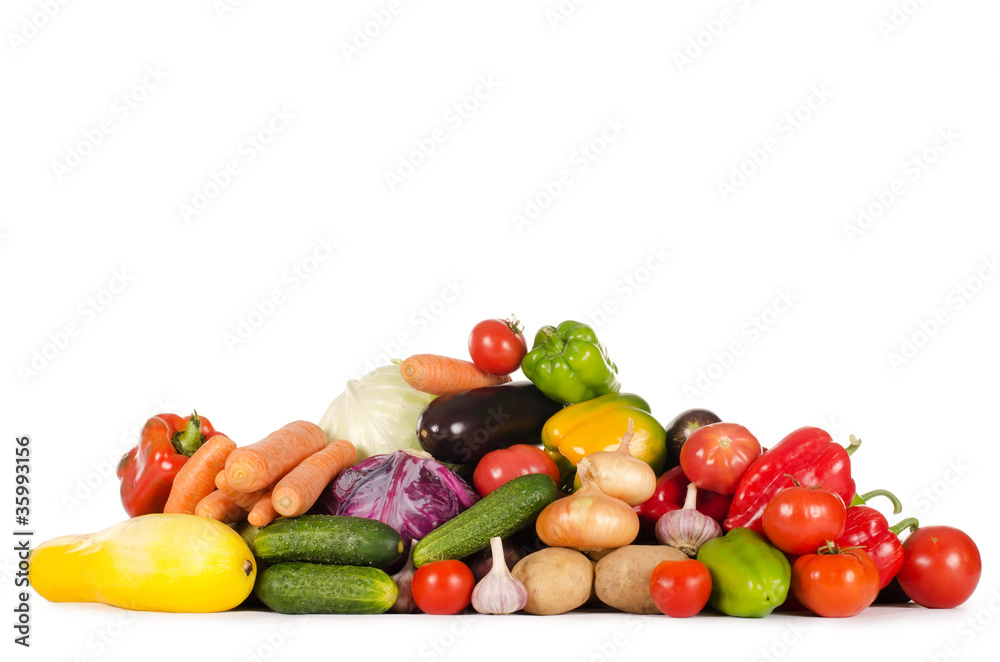 Assortment of fresh vegetables Assortment of fresh vegetables