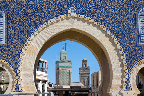 Medina Gate in Fes photo