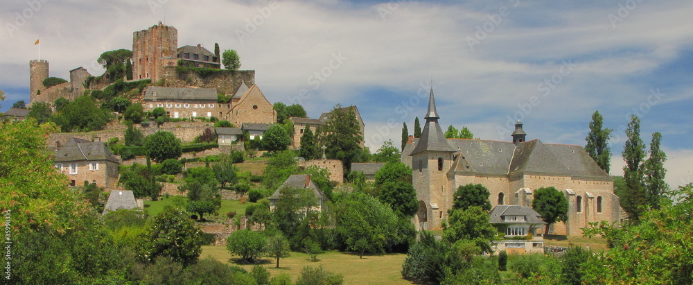 Village de Turenne ; Limousin ; Quercy ; Périgord