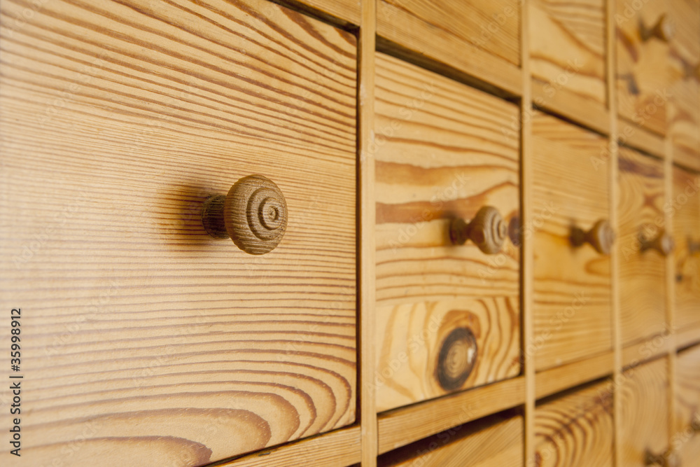 Fototapeta premium Apothekerschrank