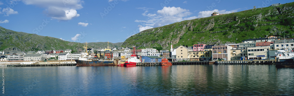 Panorama Kirkenes harbour