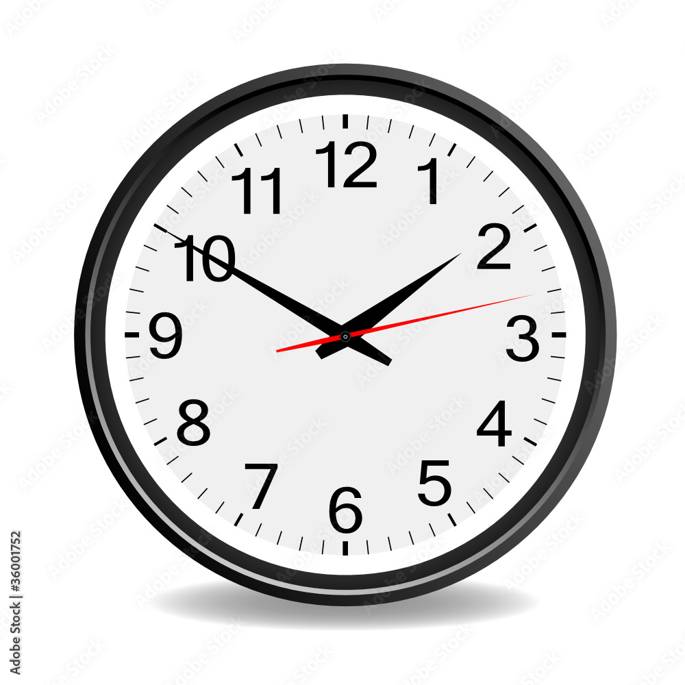 clock black vector illustration clock black vector illustration