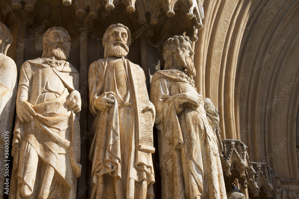 Statues at Cathedral Statues at Cathedral