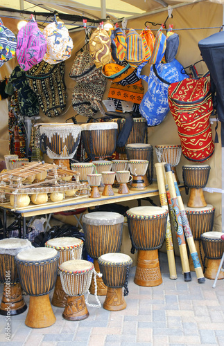 Djembe and african craft