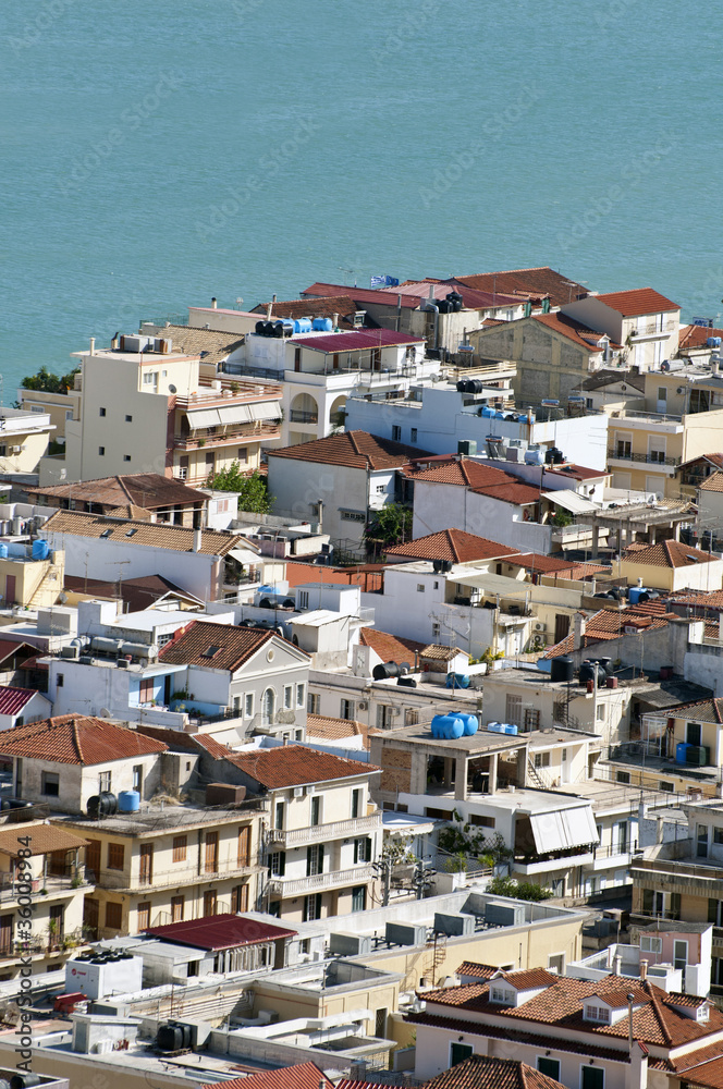 View on Zante town - Zakytnhos Greece