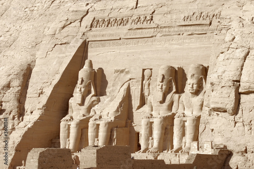 Abu Simbel temples in Egypt