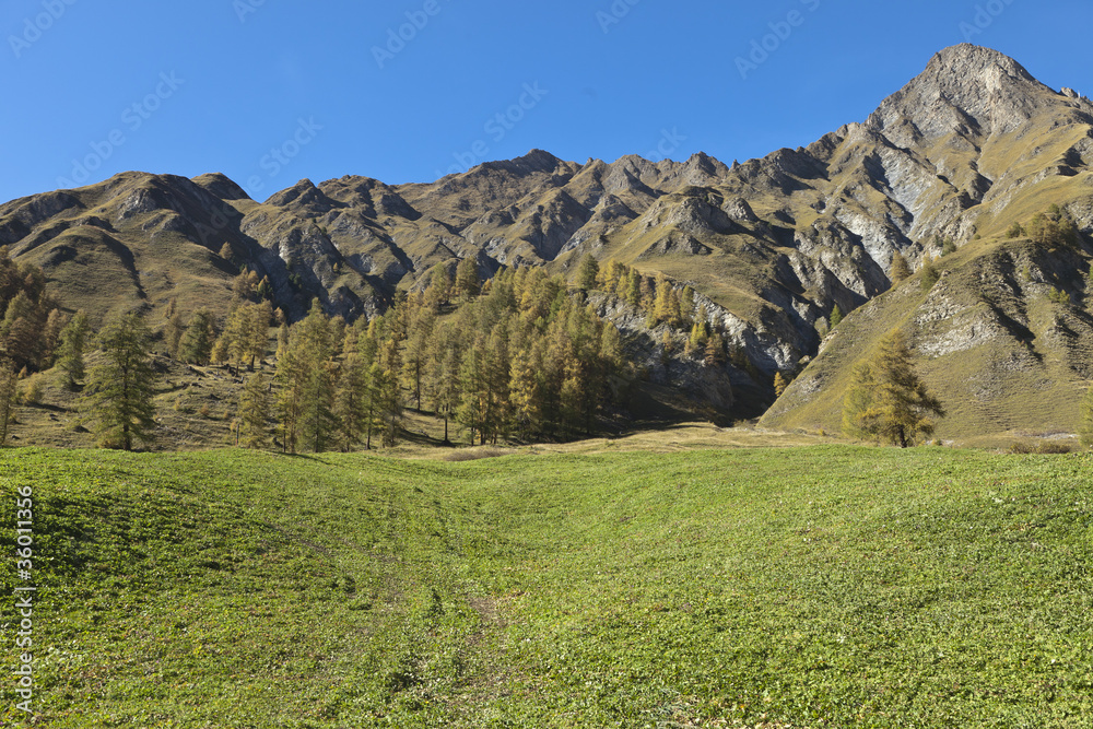 Alps in the Samnaun region