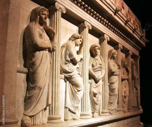 Great Alexander's Sarcophagus Detail, Istanbul