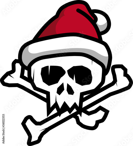 Merry Christmas Totenschädel