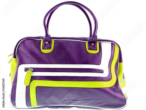 sports bag isolated on white background