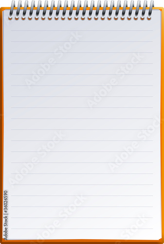 Fototapeta block notes
