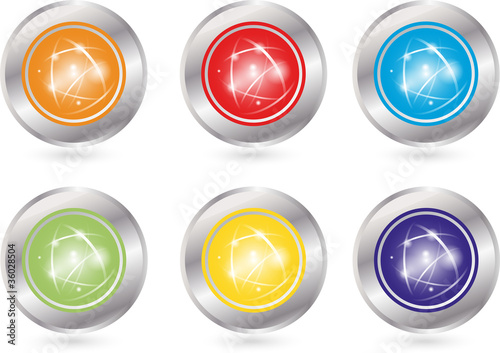 Logos, Zeichen, Symbole, Design, Elements, Button