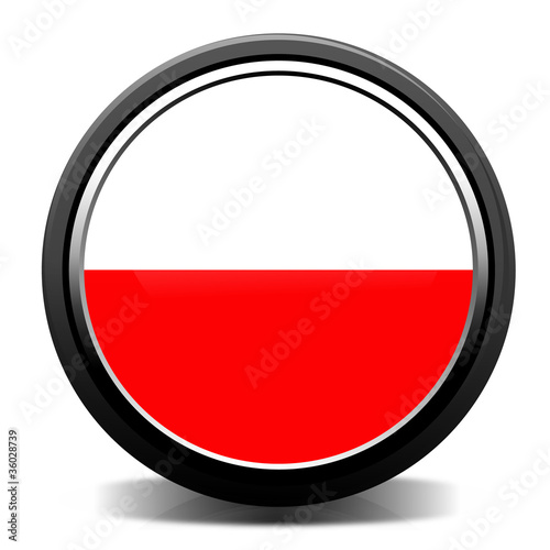 Free Download poland flag button - GFXLoad